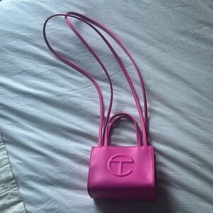 Telfar bag hot pink mini